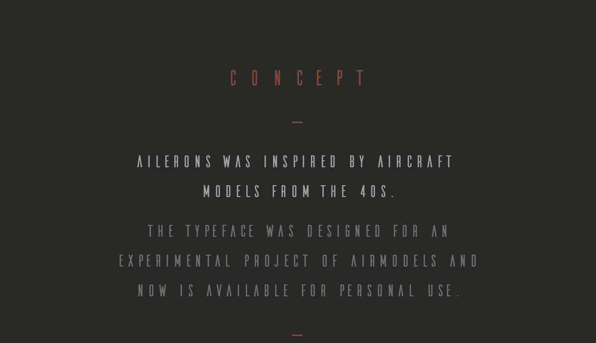Ailerons Typeface Ailerons Typeface